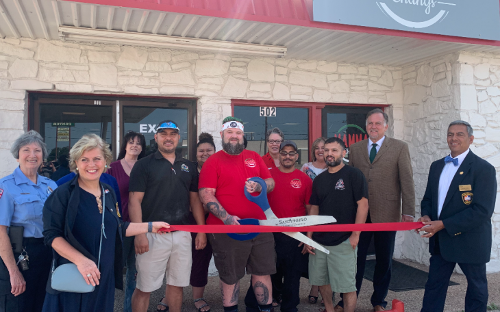 Ribbon Cutting at Mamma Changs