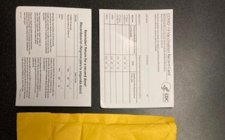 Fake Covid Vaccination Cards from China (Contributed/CBP)