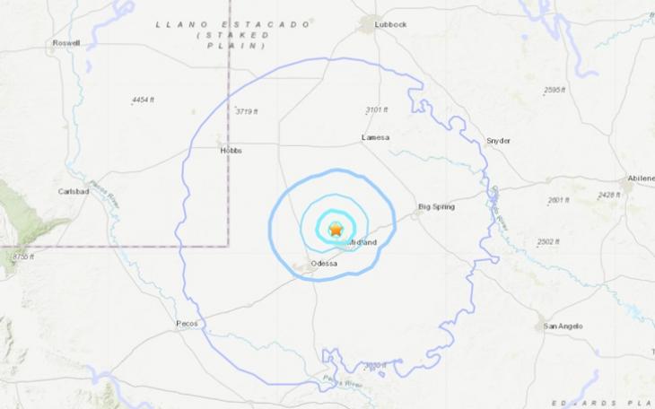 Midland Earthquake 7Sept21 3.5 (Contributed/USGS)