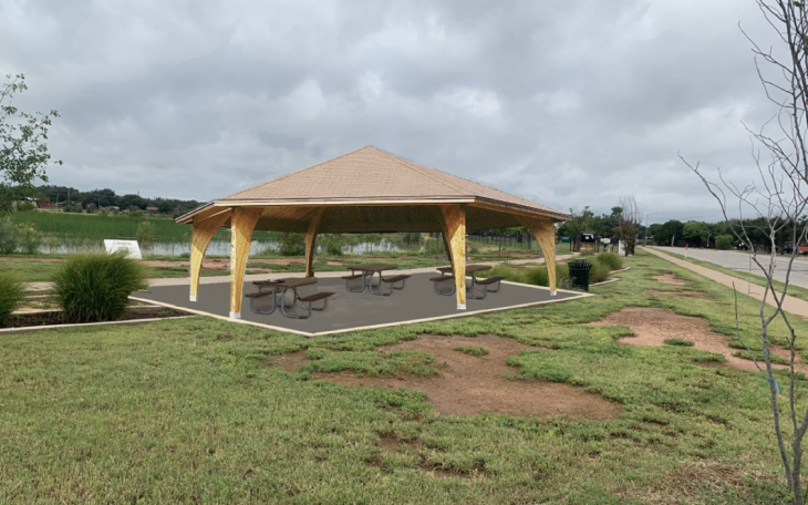 New Pavilion at the Dog Park