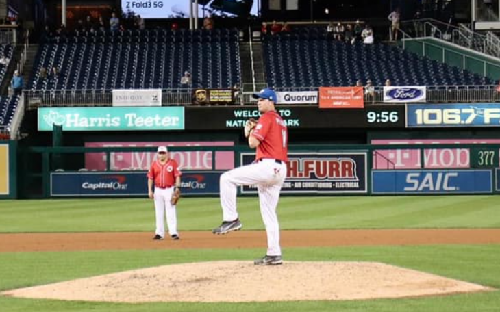 Pfluger Pitching in the Congressional Game 2021
