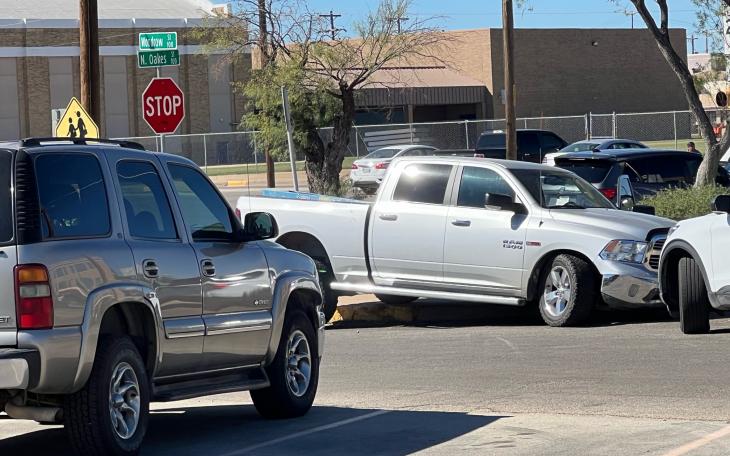 High Speed Chase Ends At Central Freshman Campus (LIVE! Photo/Matt Trammell)