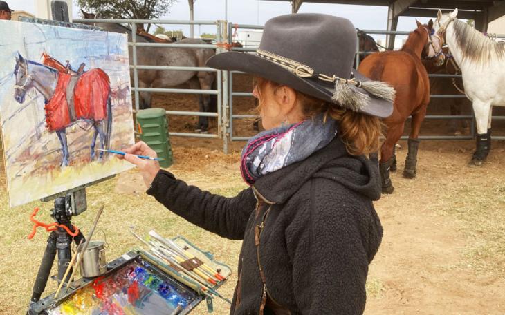 Merfield Batson at the 2020 Roping Fiesta