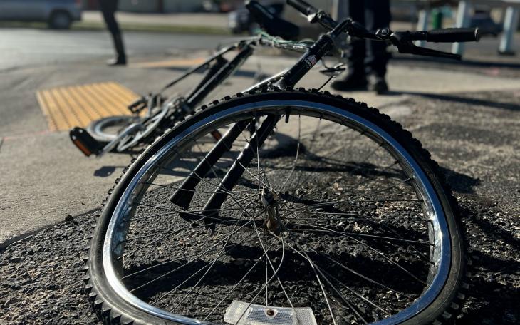 An elderly bicyclist was transported to Shannon on Wednesday afternoon after attempting to cross at the intersection of 29th Street and Bryant Ave.