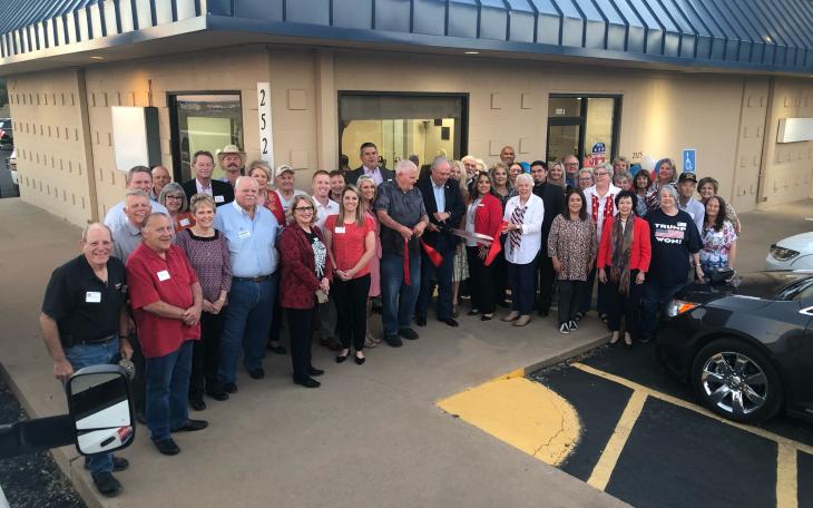 Ribbon Cutting for the new Tom Greene County Republican headquarters