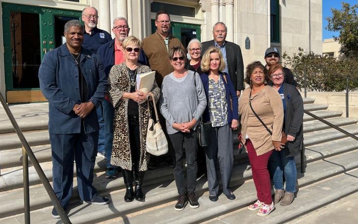 Top row (L-R): Gary Jenkins, Donald Moon, Marty Self, and Ryan Buck. Second row (L-R): De Herring, Becky Long, Stephanie Socha, Juanita Brown, Lou McClemore, Daniel Martinez, and Karen Jordan.
