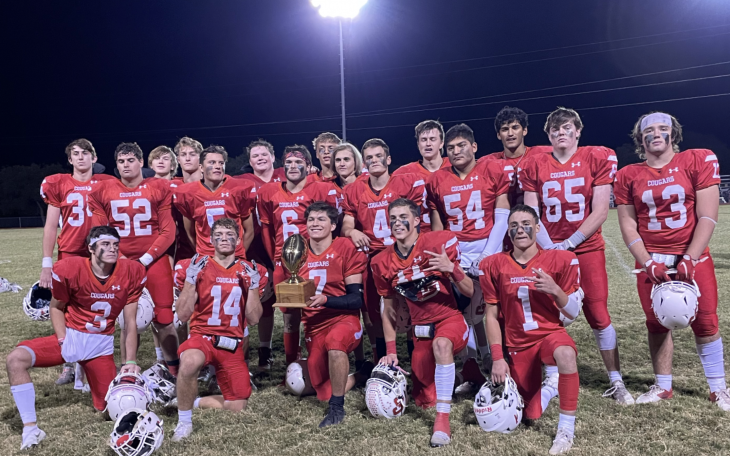 The 2021 District Champion Christoval Cougars
