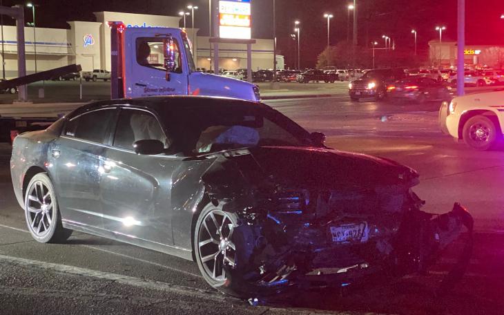 Crash Near Best Buy on Sherwood Way (LIVE! Photo/James Bouligny)