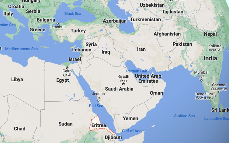 Map of North Africa &amp; the Middle East (Contributed/maps.google.com)
