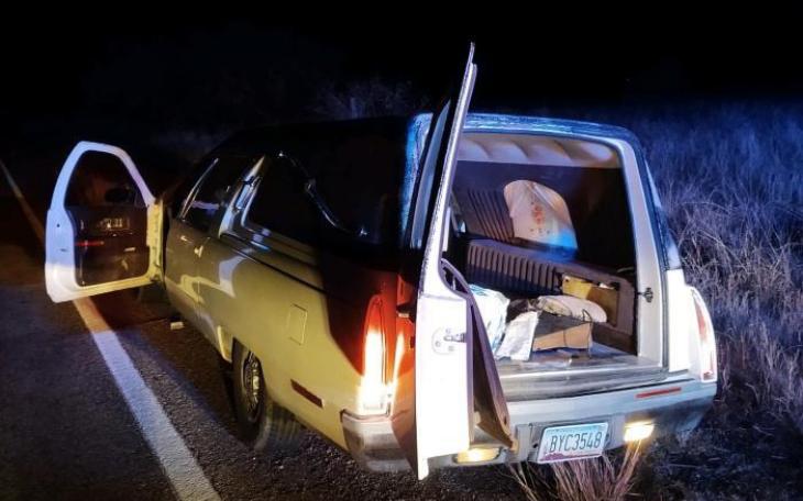 Illegal Aliens Smuggled in Hearse (Contributed/CBP)