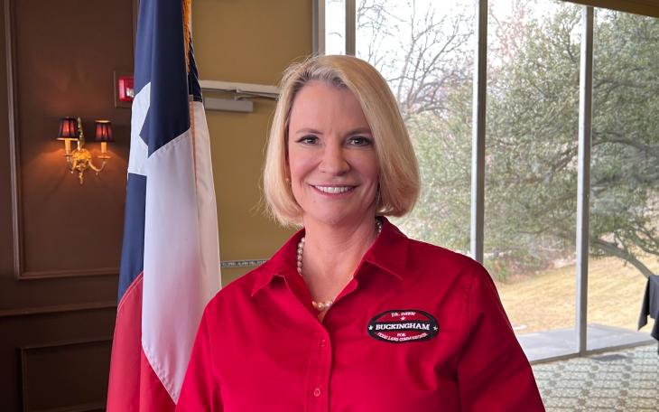 Texas Land Commissioner Candidate Dawn Buckingham in San Angelo (LVE! Photo/Yantis Green)
