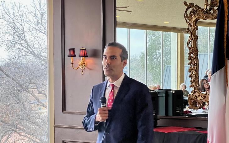 Texas Land Commissioner George P. Bush at CVRW Lunch in San Angelo (LIVE! Photo/Yantis Green)