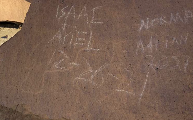 Vandalism at Big Bend National Park