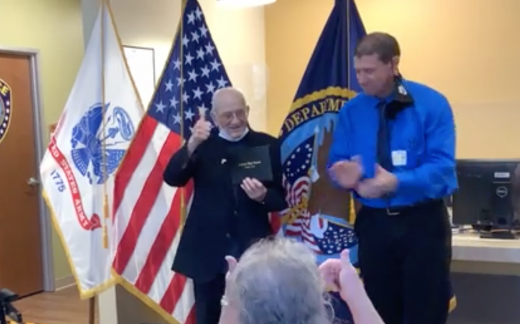 98-Year-Old San Angelo WW2 Veteran Awarded High School Diploma