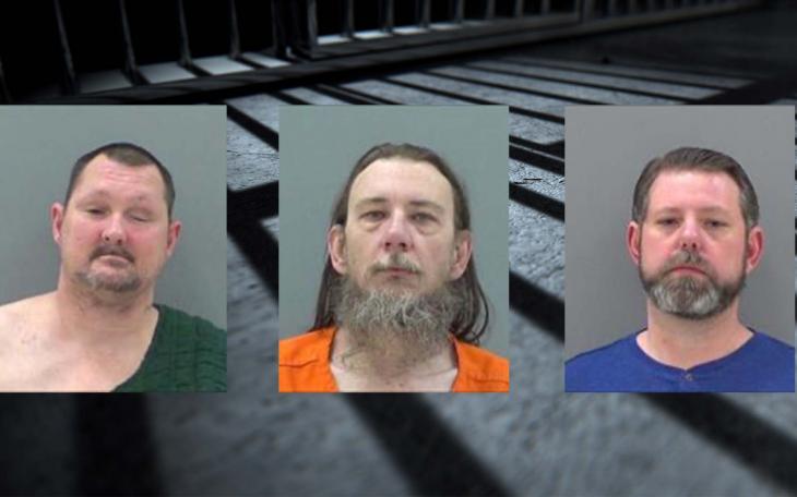 Brandon Biggs (L) Eric Kolster (M) Gregory Tatro (R)