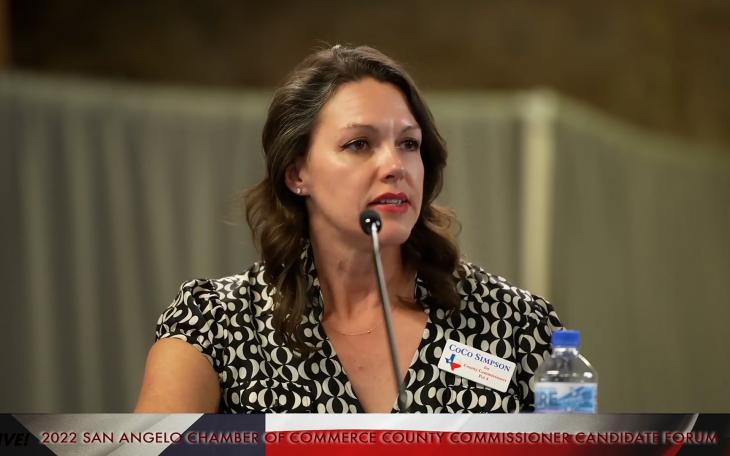 CoCo Simpson at Chamber of Commerce Candidate Forum (LIVE! Photo/Manny Diaz)