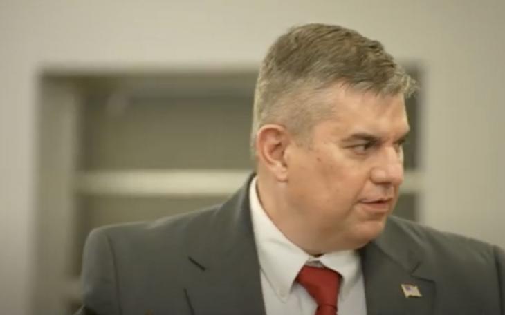 Candidate for Tom Green County Judge Joe Hyde at the Christoval candidate forum held on Feb. 1, 2022