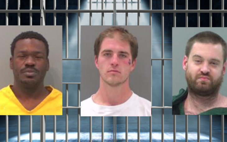 Eddie Stewart (L) Rayden Wadley (M) Dakotah McCormick (R)