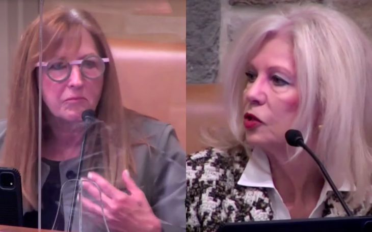 Karen Hesse-Smith (L) Brenda Gunter (R)