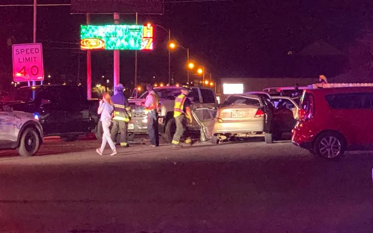 Friday Night Strip Club Crash in San Angelo (LIVE! Photo/James Bouligny)