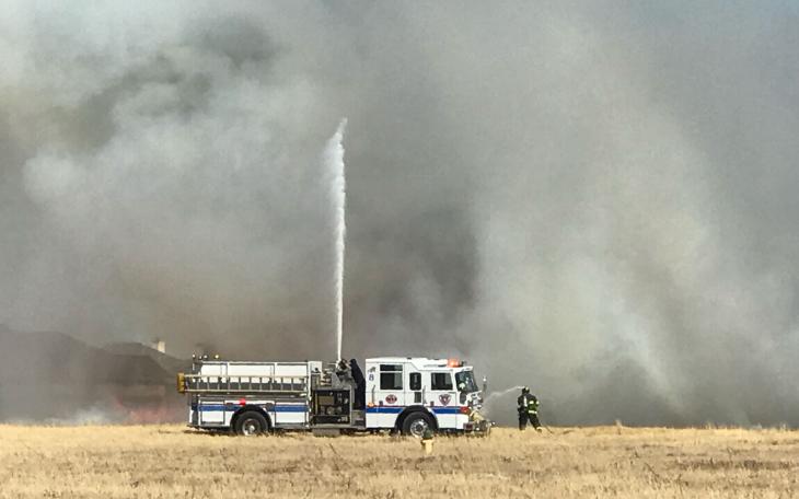 Fire at Lakeshore Village on March 26, 2022