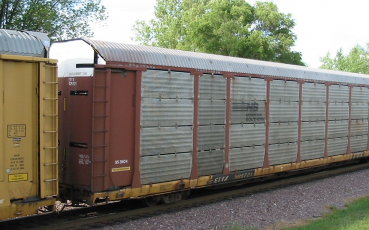 railroad car hauler (Contributed/YouTube)