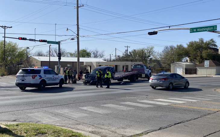 Crash in Front of Desiree's