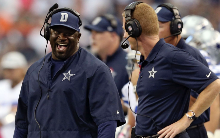 Cowboys Coaches Gary Brown and Jason Garrett
