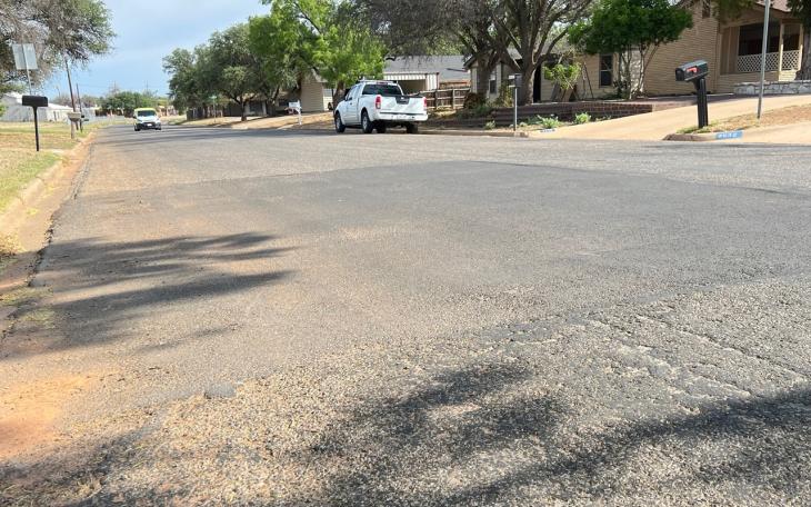 A&amp;M Ave. water repair (LIVE! Photo/Matt Trammell)