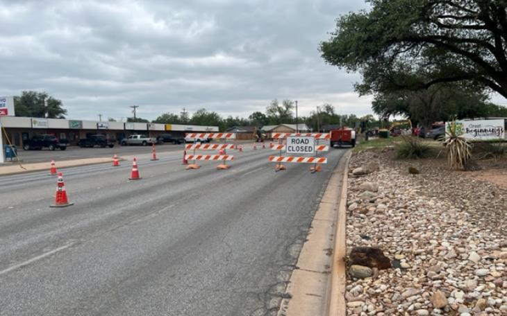 College Hills Blvd. Construction 2022 (LIVE! Photo/Yantis Green)