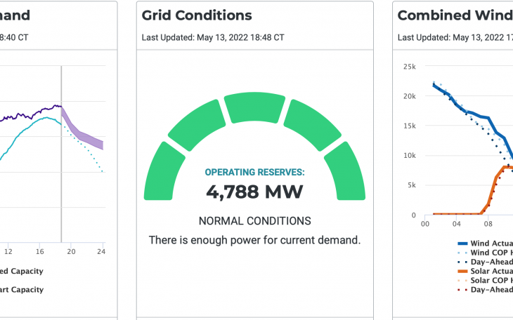 ERCOT Grid Condition May 13, 2022 (Contributed/ERCOT)