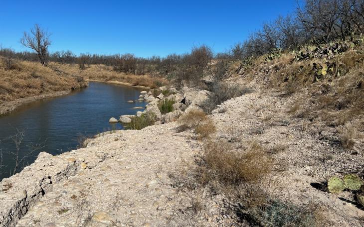 Hiking Trail @ N. Concho River San Angelo State Park (LIVE! Photo/Yantis Green)
