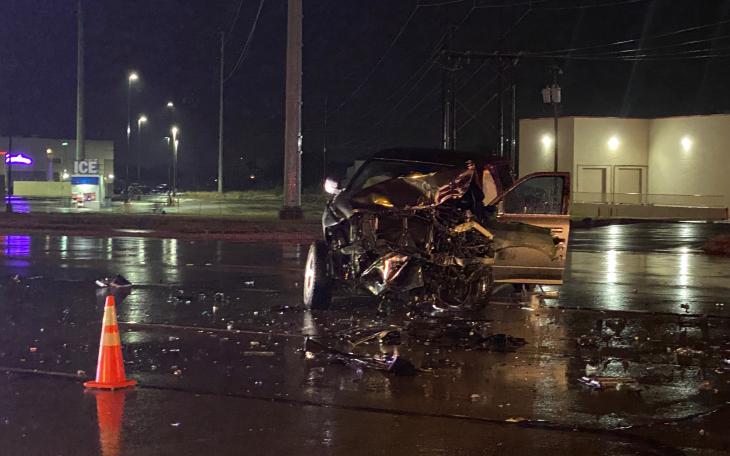 Ram Truck Clobbered in Crash with Ford F-250 on Sherwood Way on May 10, 2022