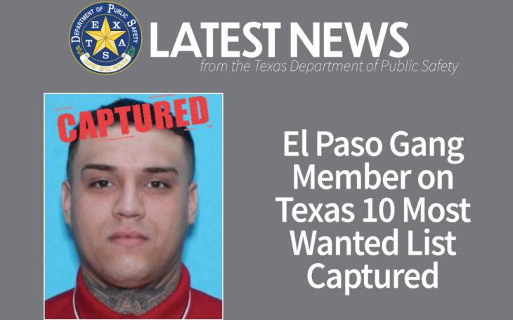 Fugitive Kevin Garcia Captured (Contributed/DPS)