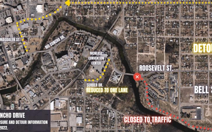 Streets Around McNease Convention Center Closed (Contriburted/COSA)