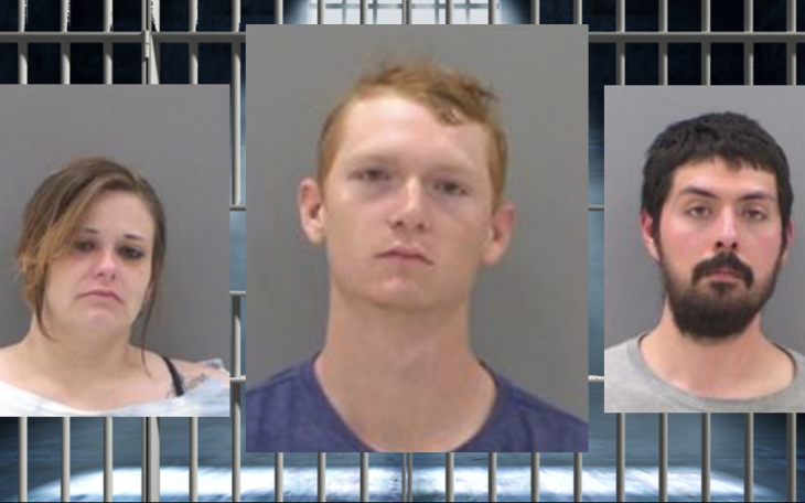 Rainie Baldwin (L) Keath Sharp (M) Johnny Cadena (R)