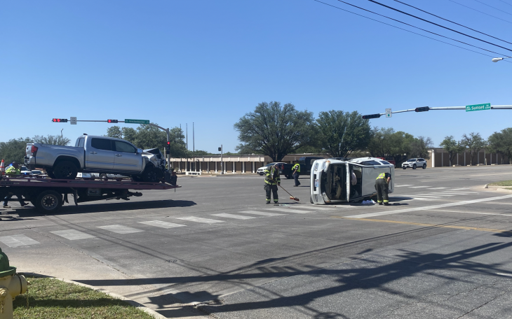Rollover Crash at Knickerbocker Rd. and Sunset Dr.