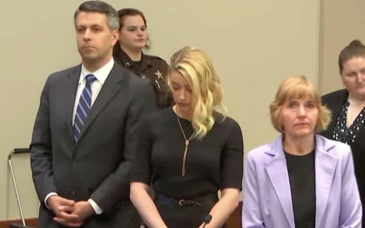 Amber Heard in court on June 1, 2022