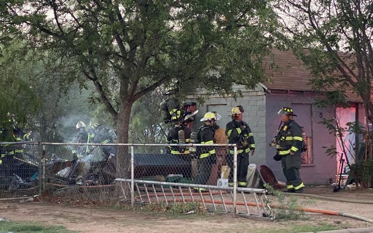 Structure Fire Ave. V (LIVE! Photo/James Bouligny)