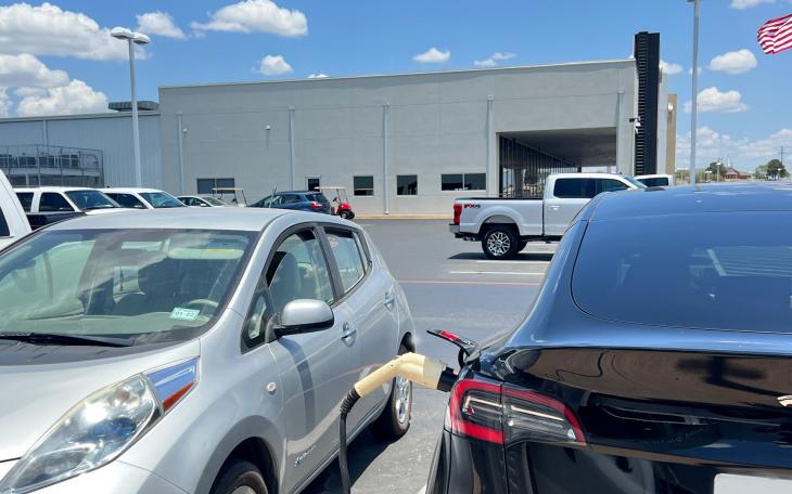 Electric Charging Station at Jim Bass Ford