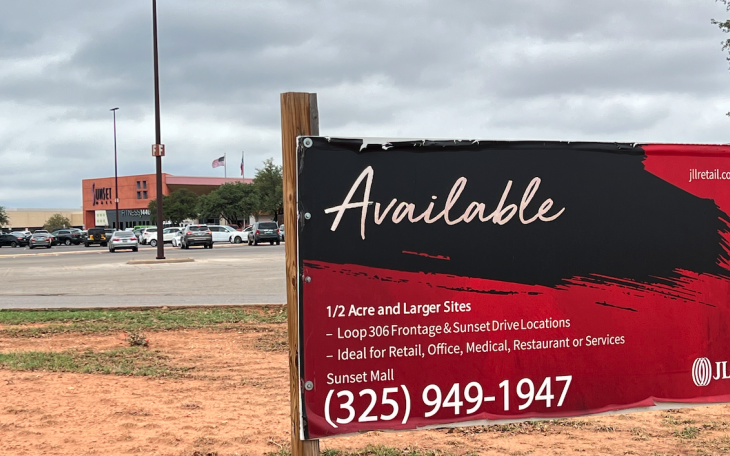 Space Available at the Sunset Mall