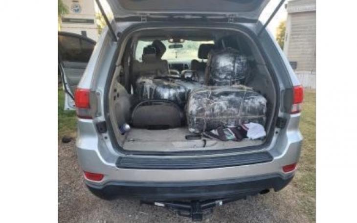 235 lbs Marijuana in a Jeep Cherokee (Contributed/CBP)