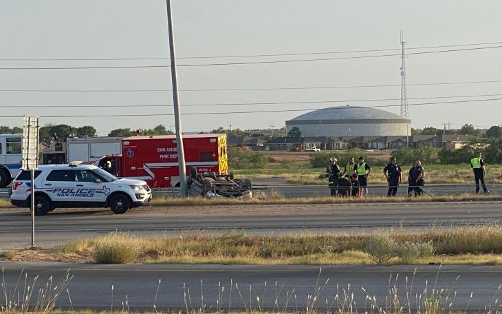 Rollover on Loop 306 on July 17, 2022