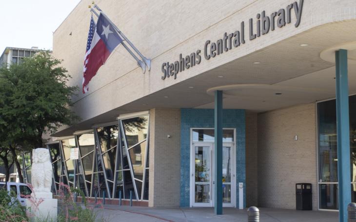The Stephens Central Library in downtown San Angelo