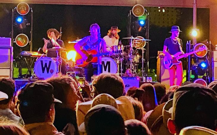 Whiskey Myers performs at the July 30, 2022 concert called Wild West Fest in San Angelo, Texas