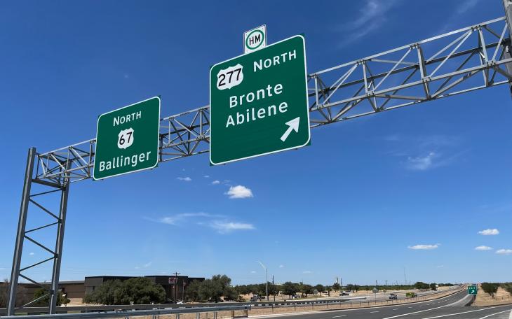 US67/277 Highway Interchange San Angelo 2022 (LIVE! Photo/Yantis Green)