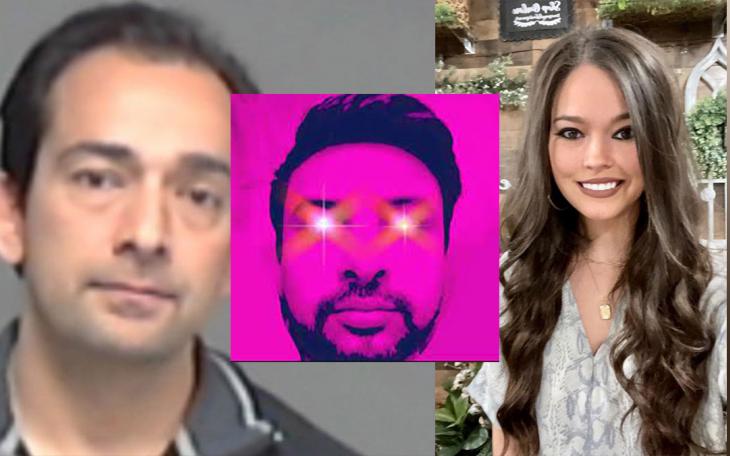 Chris Taylor's 2013 jail booking photo next to his current target Evan Berryhill. TikTok influencer Danesh