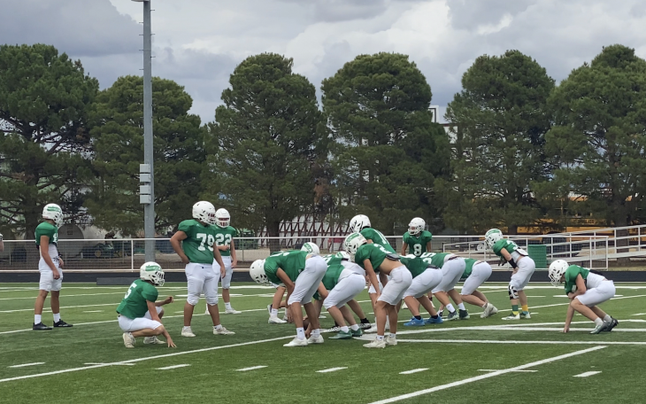 Wall Hawks at Practice in 2022