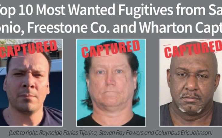 (Left to right: Raynaldo Farias Tijerina, Steven Ray Powers and Columbus Eric Johnson) Contributed DPS