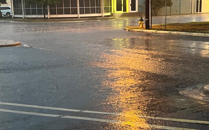 Rain in San Angelo Sept. 1, 2022 (LIVE! Photo/Yantis Green)